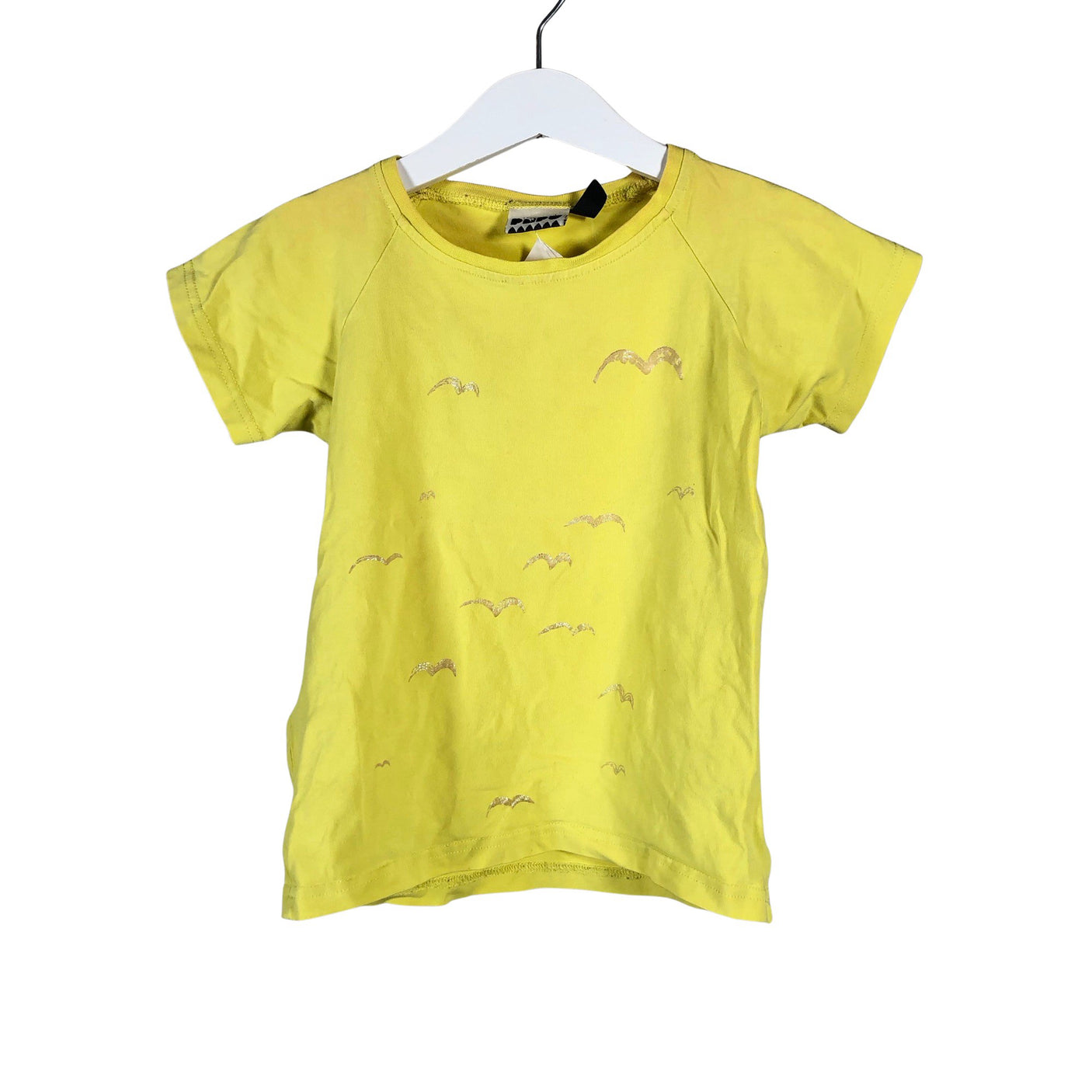 Unisex Papu - T-shirt, size 110 - 116 - Yellow (1)
