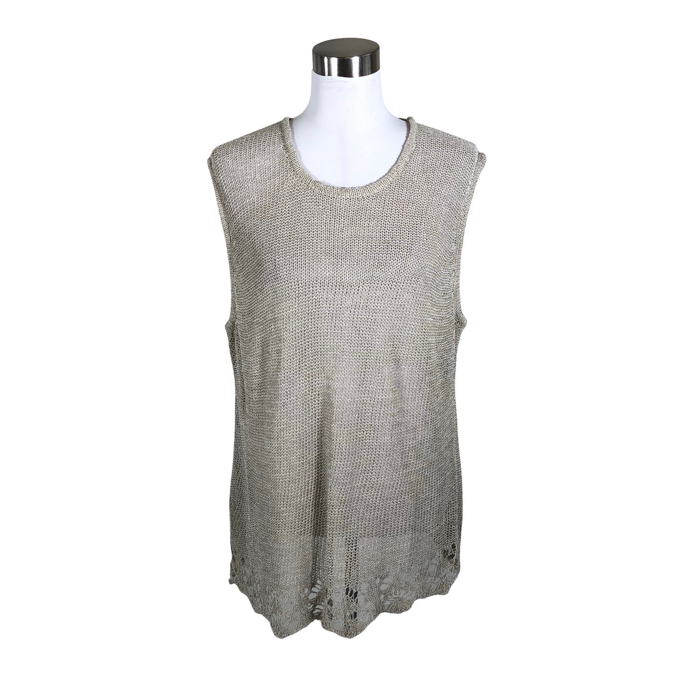 Unisex Voglia - Knit vest, size 40 - Gray (1)
