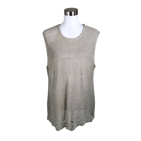 Unisex Voglia - Knit vest, size 40 - Gray ()