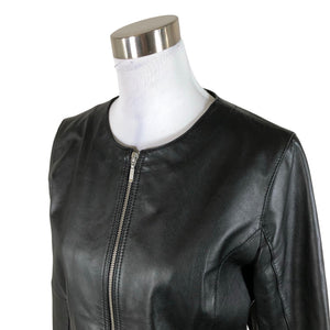 Unisex Your Face - Leather jacket, size 40 - Black (3)