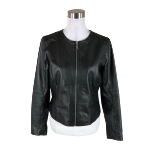 Unisex Your Face - Leather jacket, size 40 - Black (1)