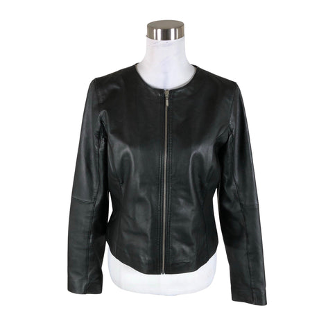Unisex Your Face - Leather jacket, size 40 - Black ()