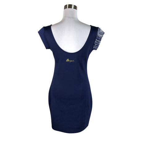 Unisex Desigual - Tricot dress, size 38 - Blue (2)