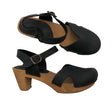 Unisex Janita - Heeled sandals, size 35 - Black ()
