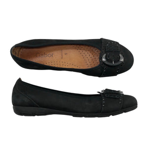 Unisex Gabor - Ballerinas, size 38 - Black (1)
