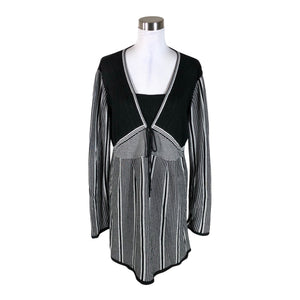 Unisex Biba - Knit tunic, size 40 - Black (1)