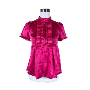 Unisex Ted Baker - Short-sleeved blouse, size 34 - Pink (1)