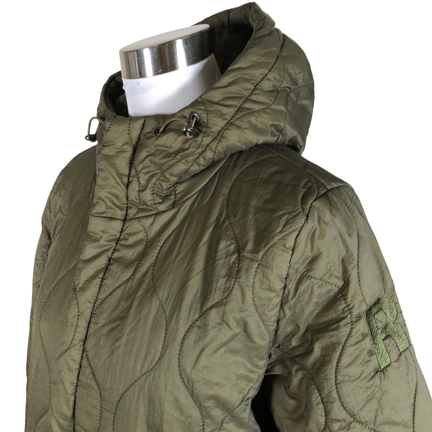 Unisex R-collection - Quilted jacket, size 36 - Green (3)
