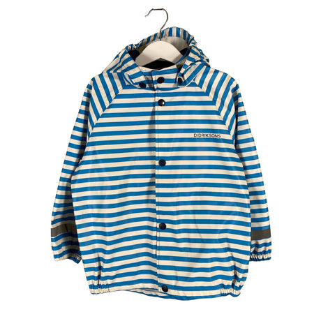 Unisex Didriksons - Rain jacket, size 104 - 110 - Light blue ()