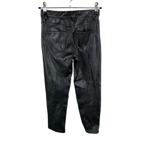 Unisex Lindex - Leather pants, size 128 - 134 - Black (2)