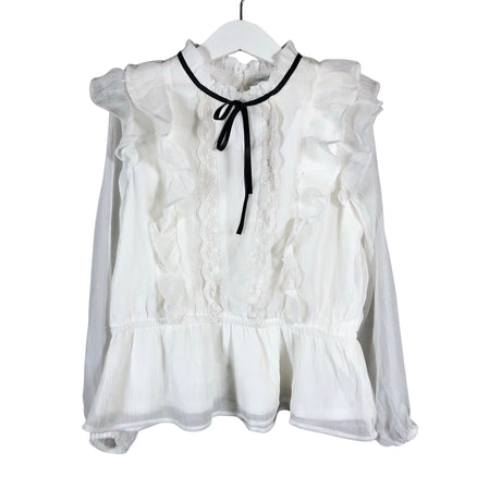 Unisex Lindex - Blouse, size 122 - 128 - White ()