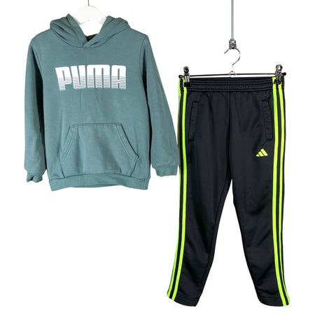 Unisex Adidas - Hoodie, size 122 - 128 - Gray ()