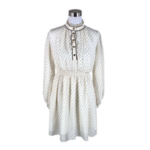 Unisex Sandro Paris - Schiffon dress, size 40 - Natural white (1)