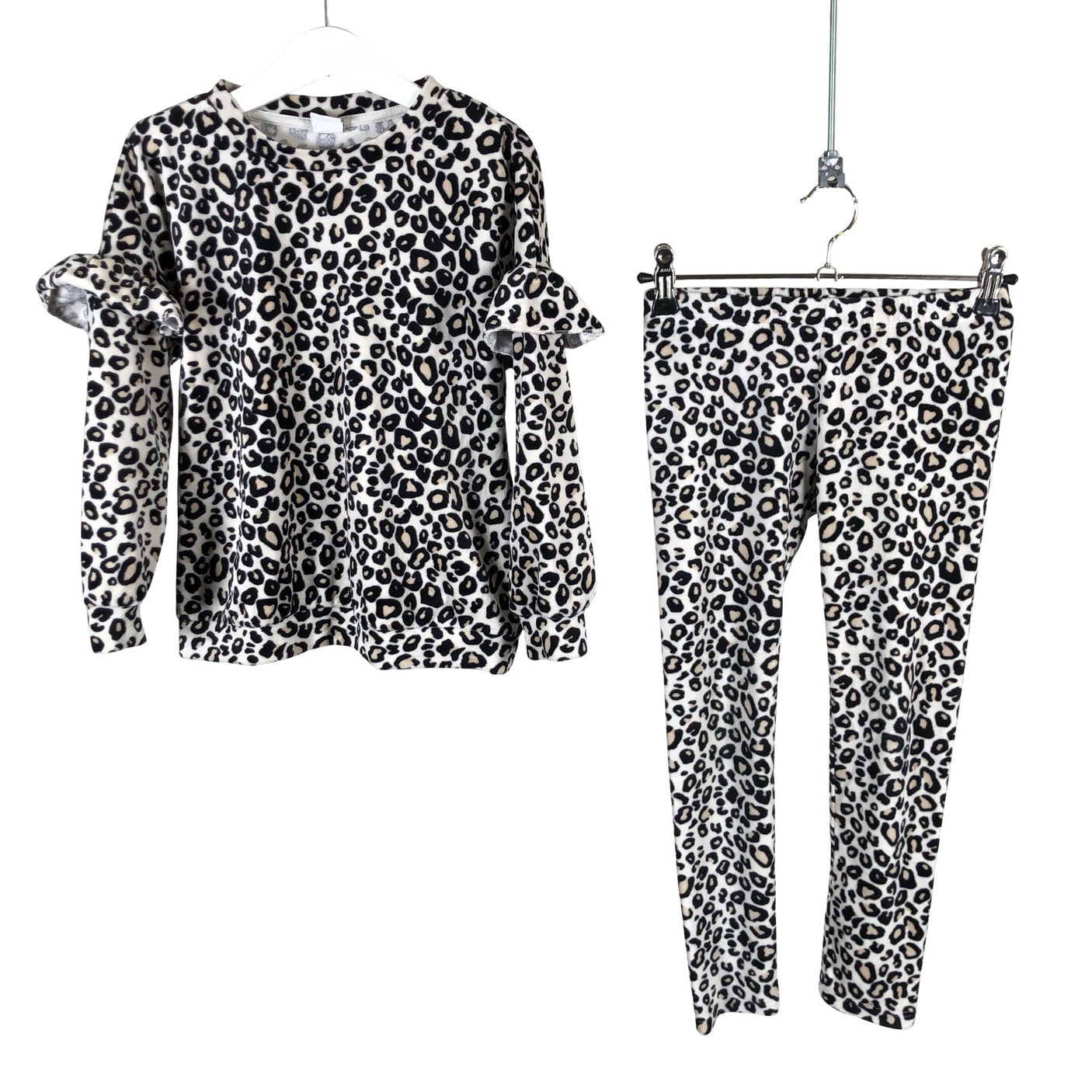 Unisex Lindex - Sweatshirt and pants set, size 116 - 122 - Black (1)