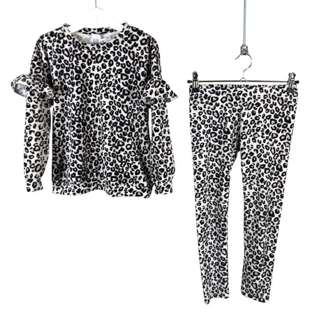 Unisex Lindex - Sweatshirt and pants set, size 116 - 122 - Black ()