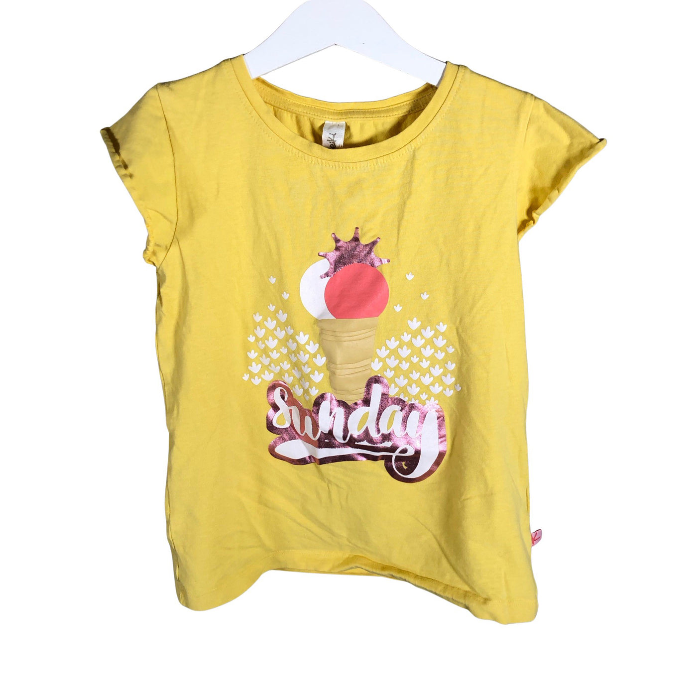 Unisex Keiki - T-shirt, size 122 - 128 - Yellow (1)