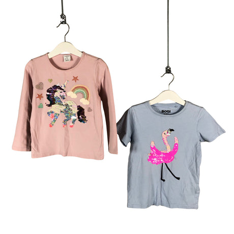 Unisex Lindex - Tricot shirt, size 110 - 116 - Light pink ()