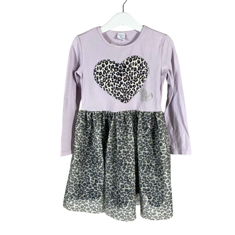 Unisex Lindex - Tricot dress, size 110 - 116 - Violet ()