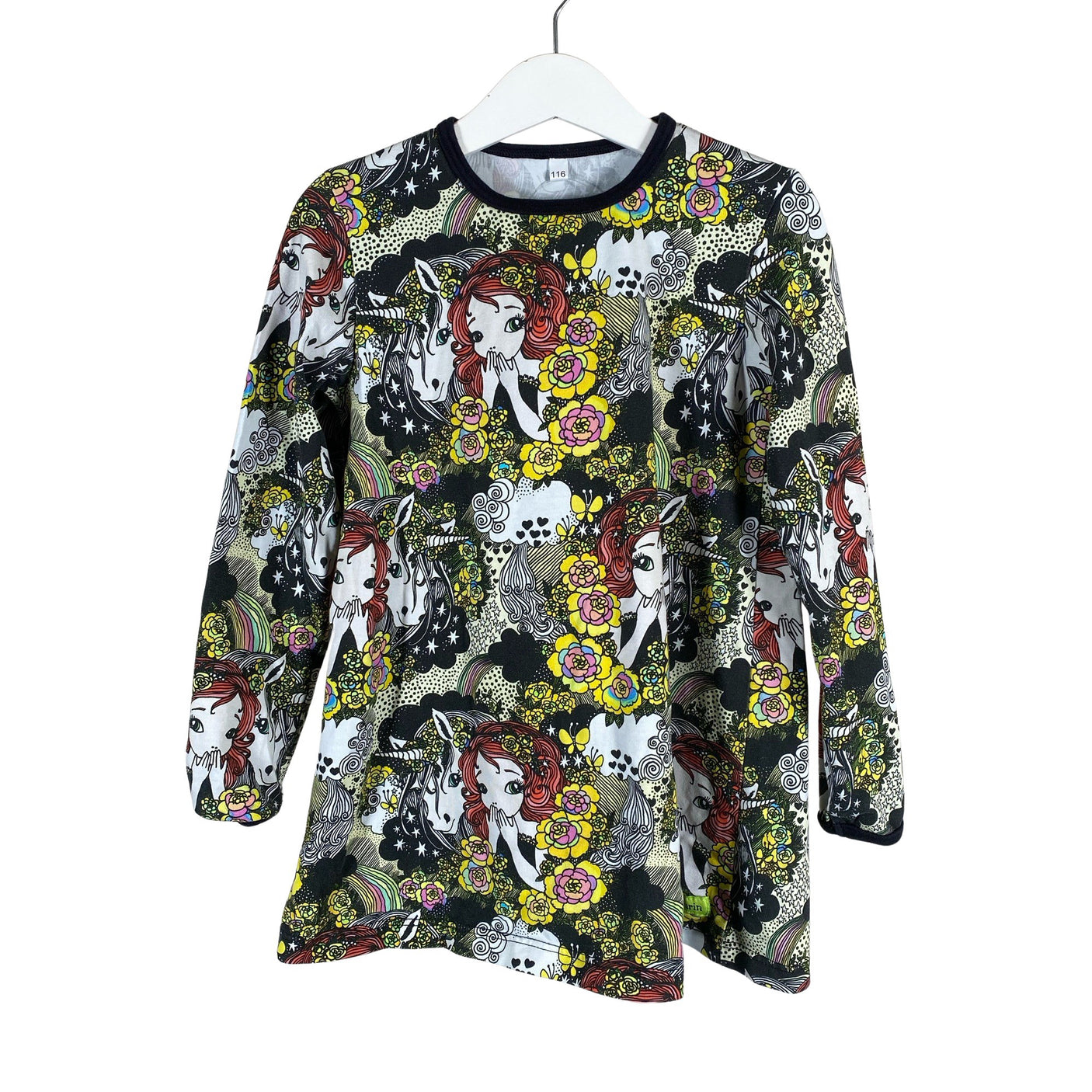 Unisex NuttuNurin - Tricot dress, size 110 - 116 - Yellow (1)