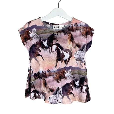 Unisex Molo Kids - T-shirt, size 98 - 104 - Light pink ()