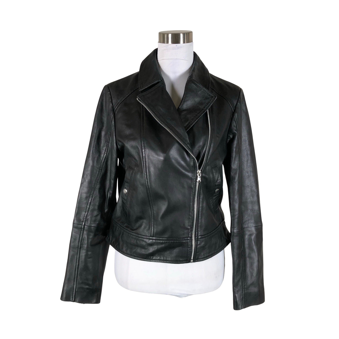 Unisex Cut & Pret - Leather jacket, size 40 - Black (1)
