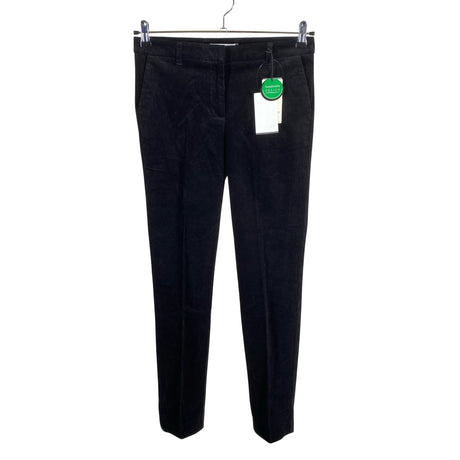 Unisex Cut & Pret - Velvet pants, size 36 - Black ()