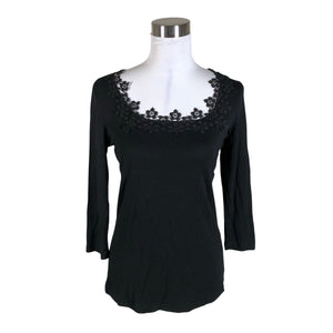 Unisex Esprit - Tricot shirt, size 38 - Black (1)