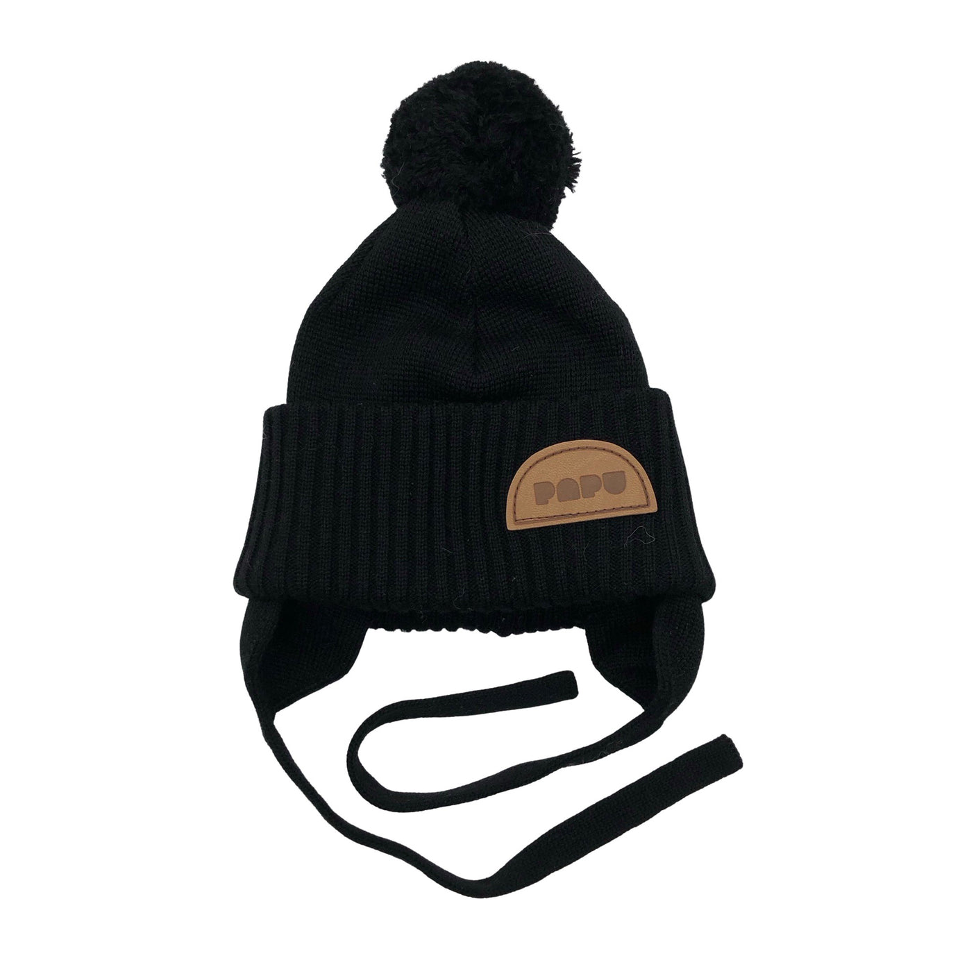 Unisex Papu - Winter beanie, size 46 - 48 cm - Black (1)