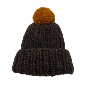 Unisex Myssyfarmi - Winter beanie, size 40 - 42 cm - Brown (1)