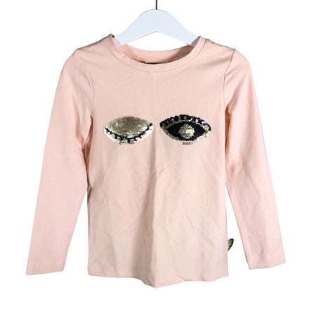Unisex POMPdeLUX - Tricot shirt, size 104 - 110 - Light pink ()