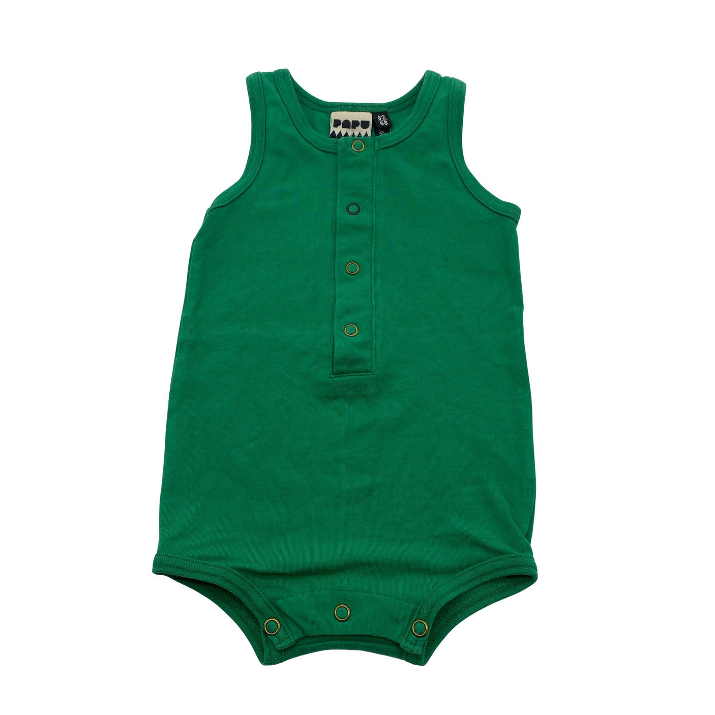 Unisex Papu - Body, size 62 - 68 - Green (1)