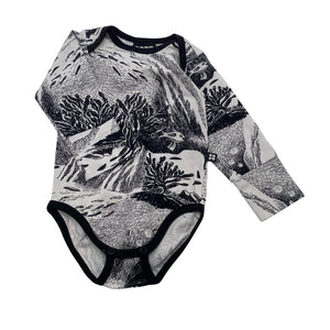 Unisex Papu - Body, size 74 - 80 - White (1)