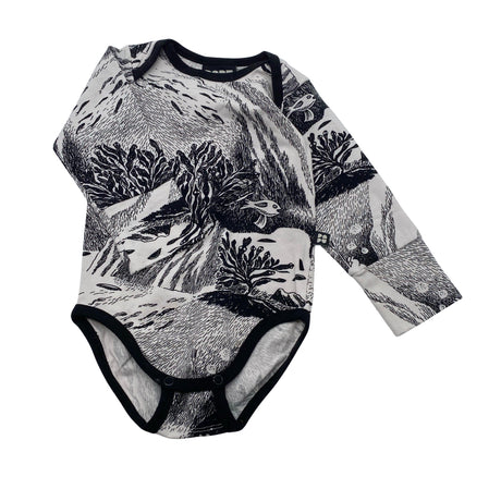 Unisex Papu - Body, size 74 - 80 - White ()