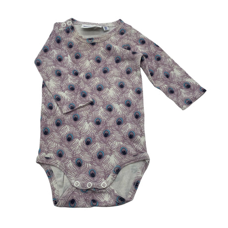 Unisex Mini Rodini - Body, size 56 - 62 - Violet ()