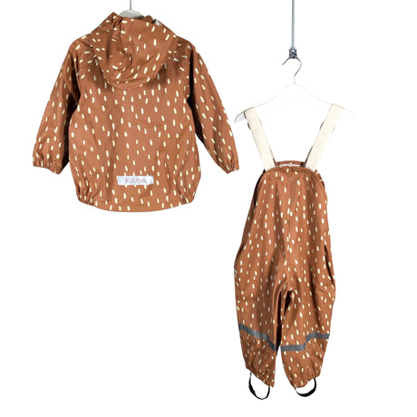 Unisex Kuling - Rainwear, size 86 - 92 - Orange (2)