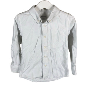 Unisex Mini Rodini - Collared shirt, size 98 - 104 - White (1)