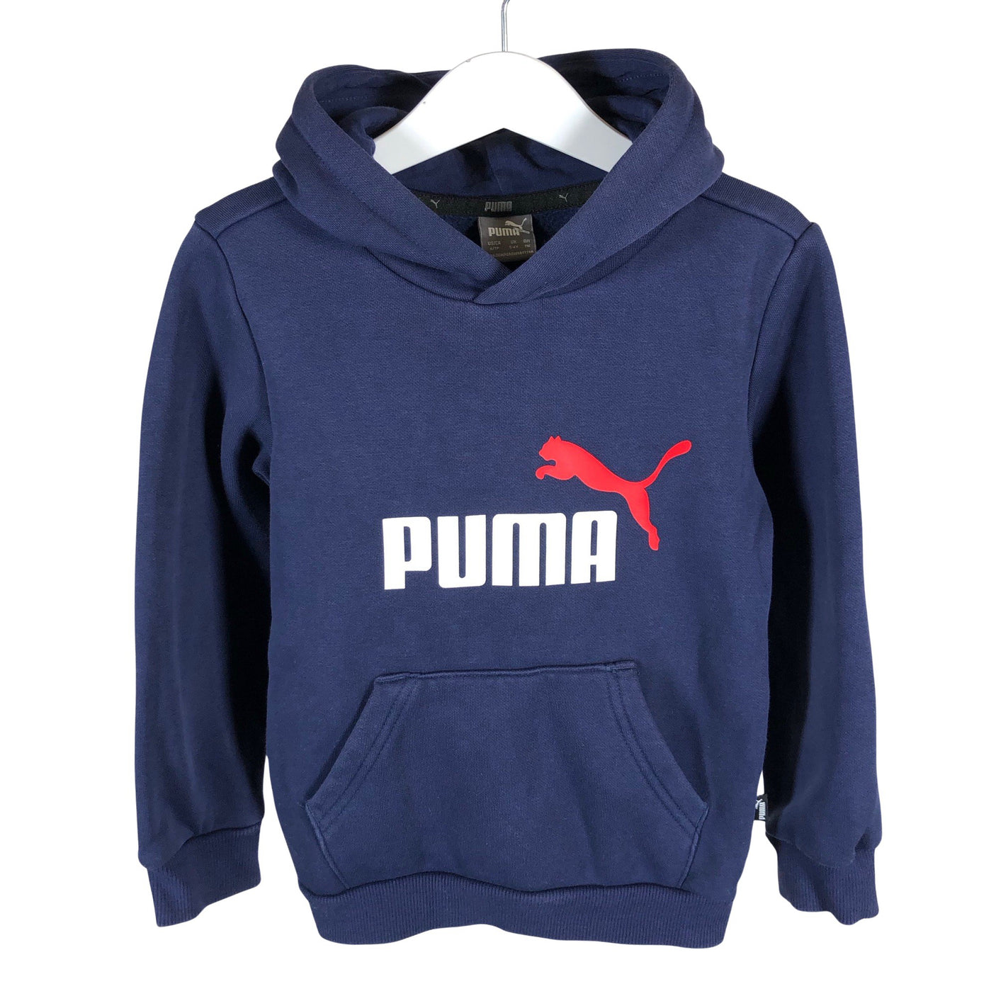 Unisex Puma - Hoodie, size 110 - 116 - Blue (1)