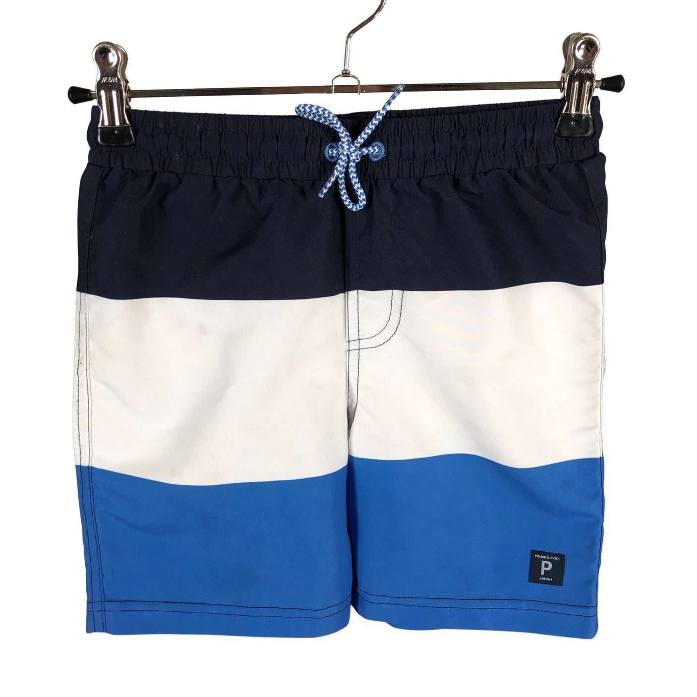 Unisex Polarn O. Pyret - Swim trunks, size 110 - 116 - Blue (1)