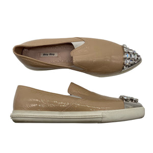 Unisex Miu Miu - Loafers, size 41 - Beige (1)