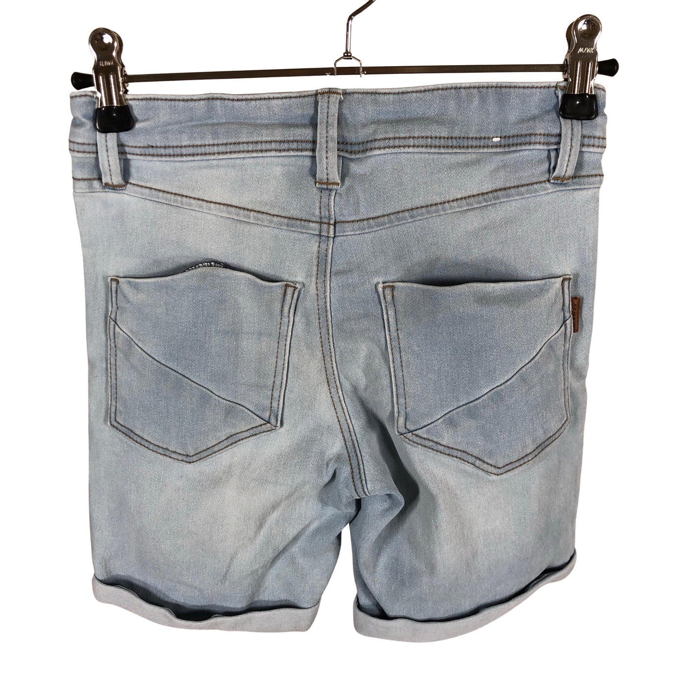 Unisex Name It - Denim shorts, size 116 - 122 - Light blue (2)