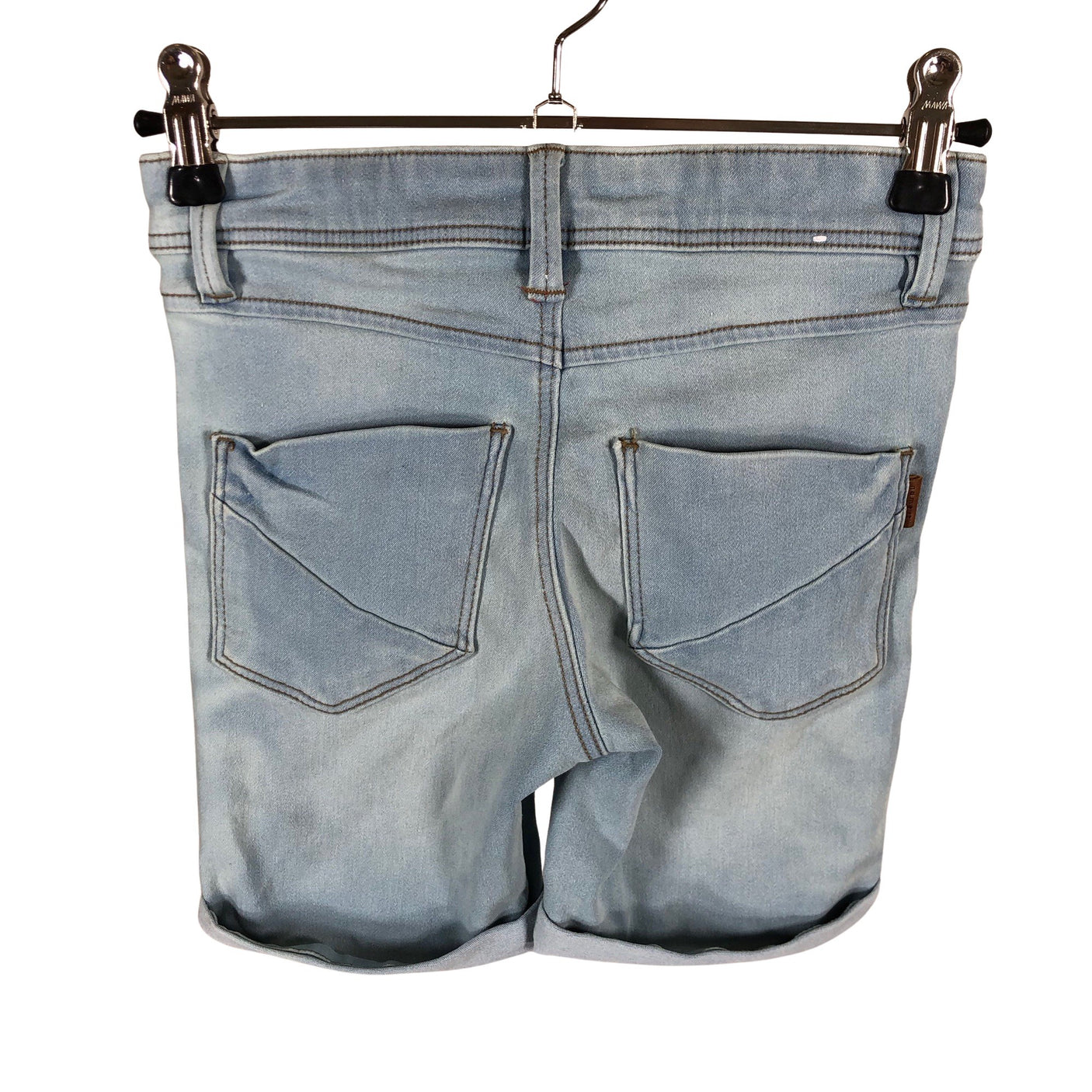 Unisex Name It - Denim shorts, size 116 - 122 - Light blue (2)