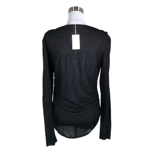 Unisex Filippa K. - Tricot shirt, size 38 - Black (2)