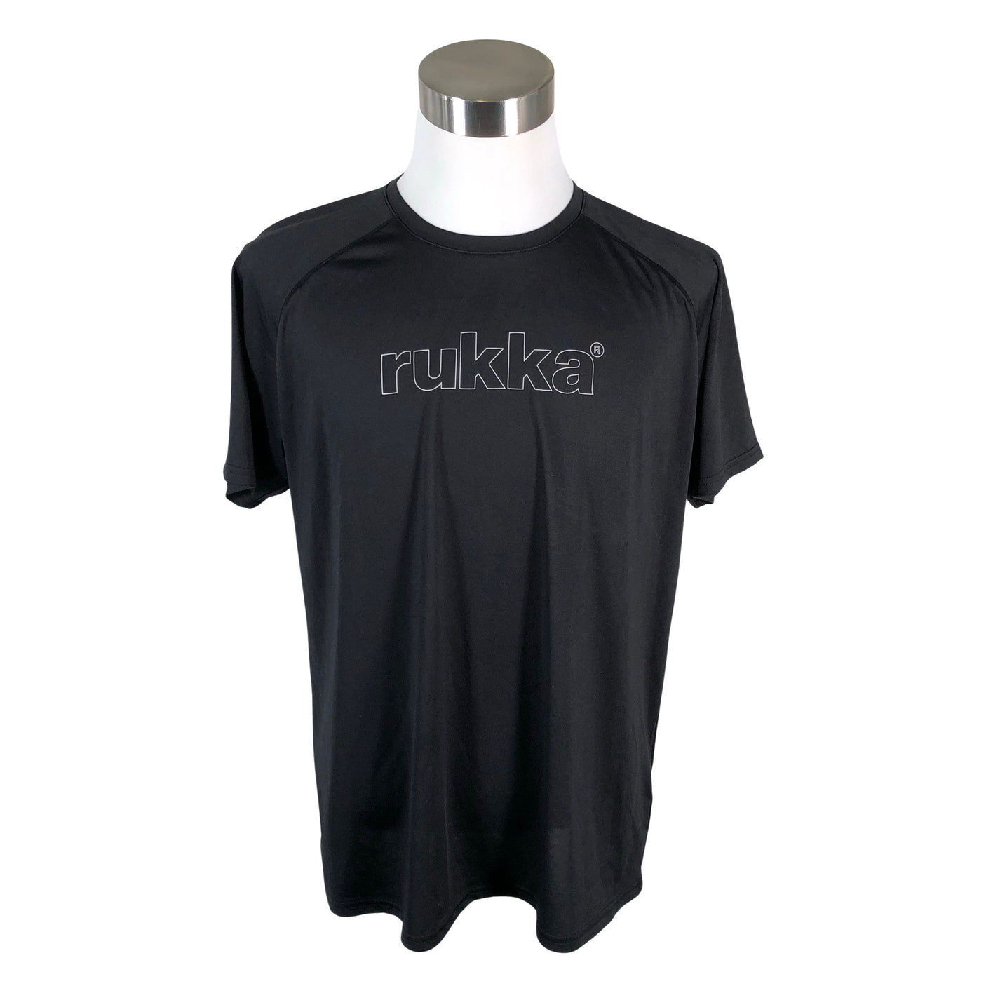 Unisex Rukka - Sports shirt, short sleeve, size XXL - Black (1)