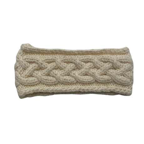 Unisex Handmade - Headband, size 52 - 54 cm - Natural white ()