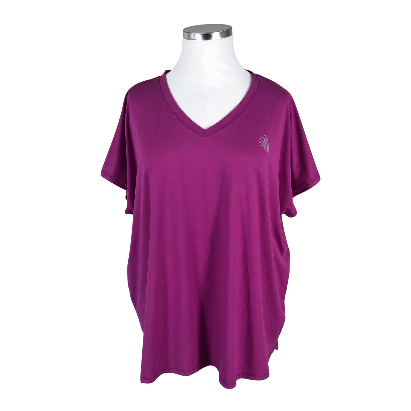 Unisex Zizzi - Sports shirt, short sleeve, size 50 - Violet (1)