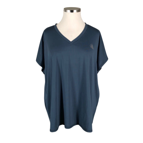 Unisex Zizzi - Sports shirt, short sleeve, size 50 - Blue ()