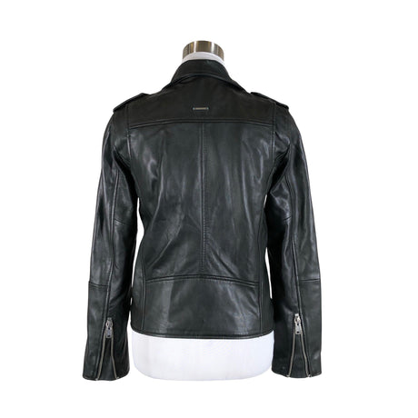 Unisex Deadwood - Leather jacket, size 38 - Black (2)