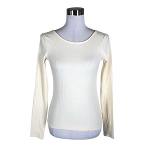 Unisex Anna Field - Tricot shirt, size 38 - Natural white (1)