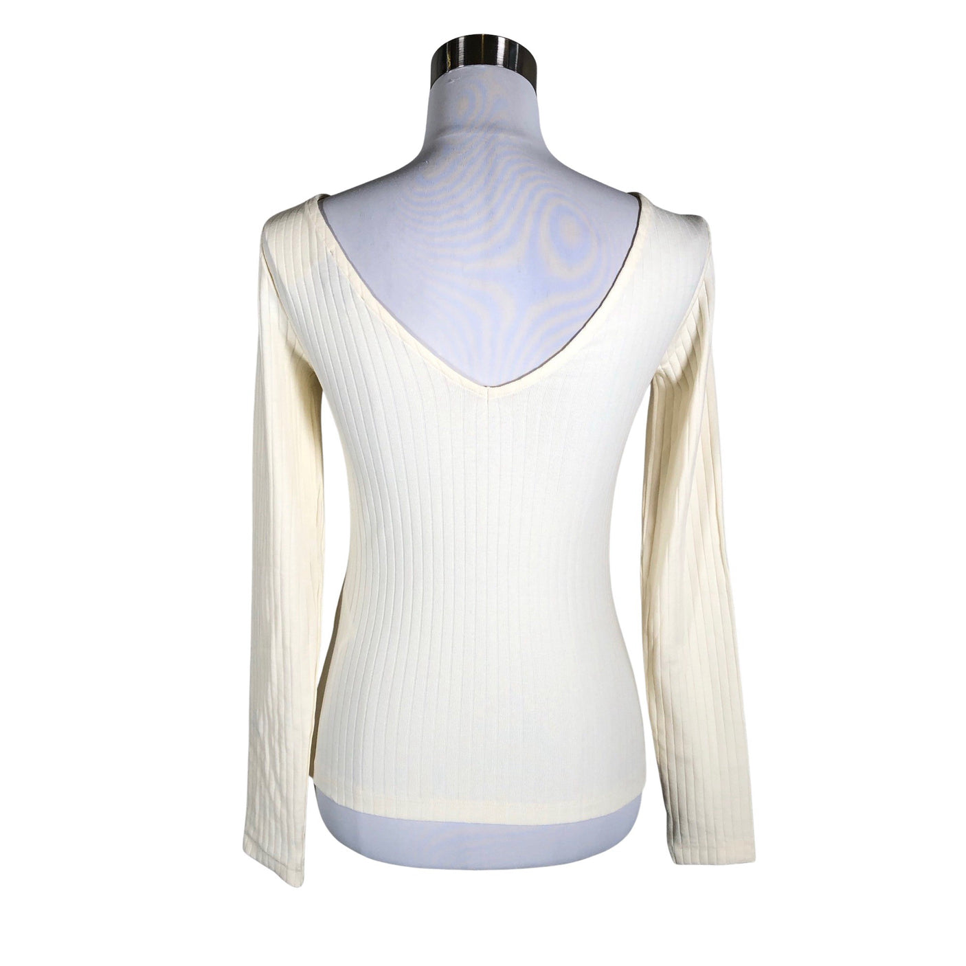 Unisex Anna Field - Tricot shirt, size 38 - Natural white (2)