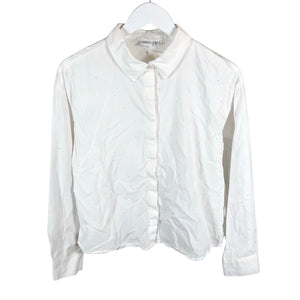 Unisex Name It - Collared shirt, size 158 - 164 - White (1)